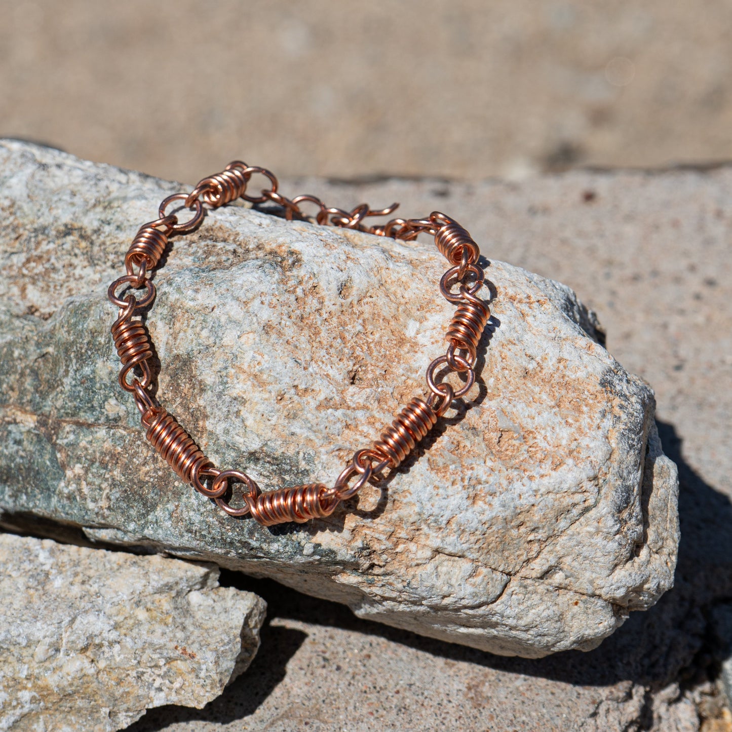 Copper Flow – Chain Link Bracelet