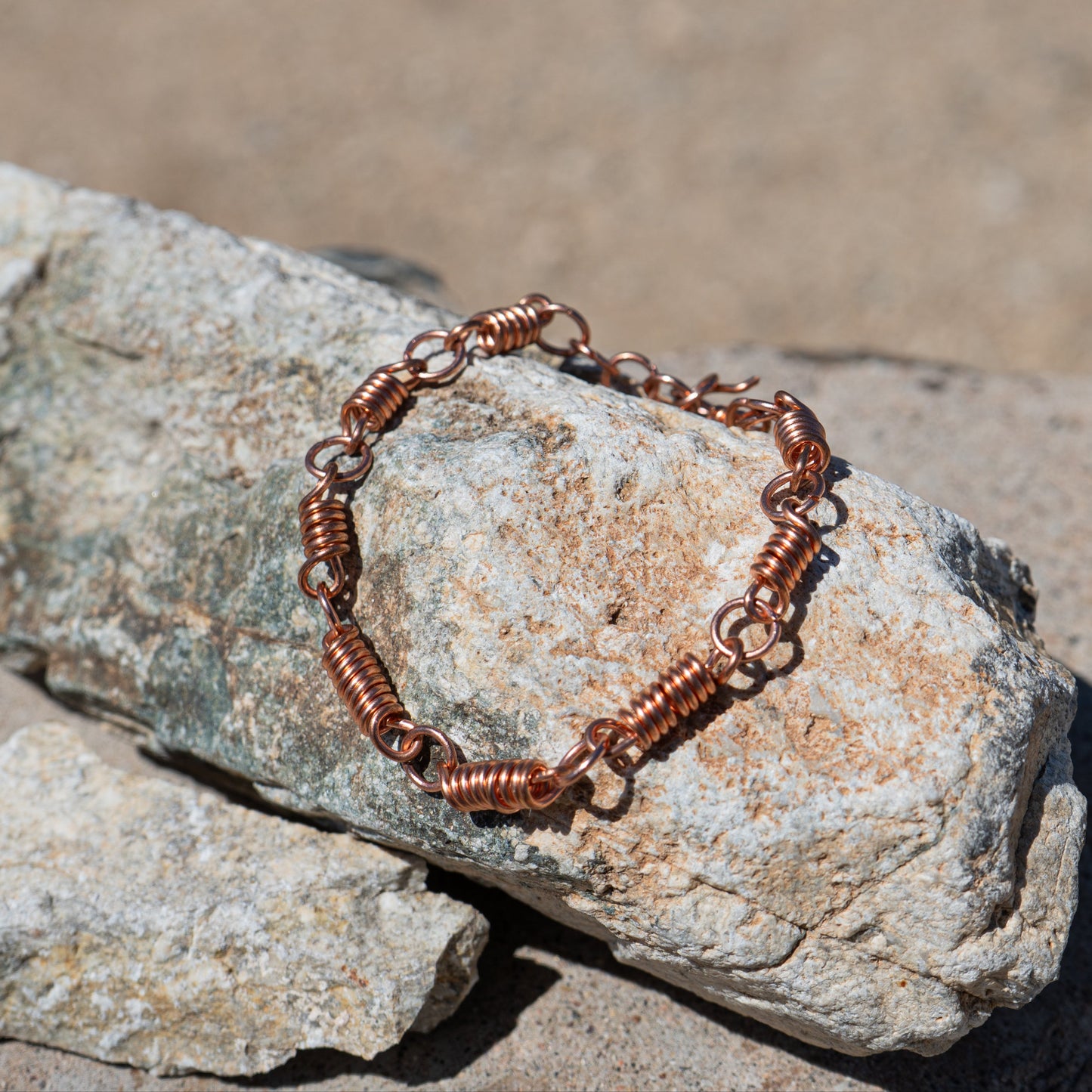 Copper Flow – Chain Link Bracelet