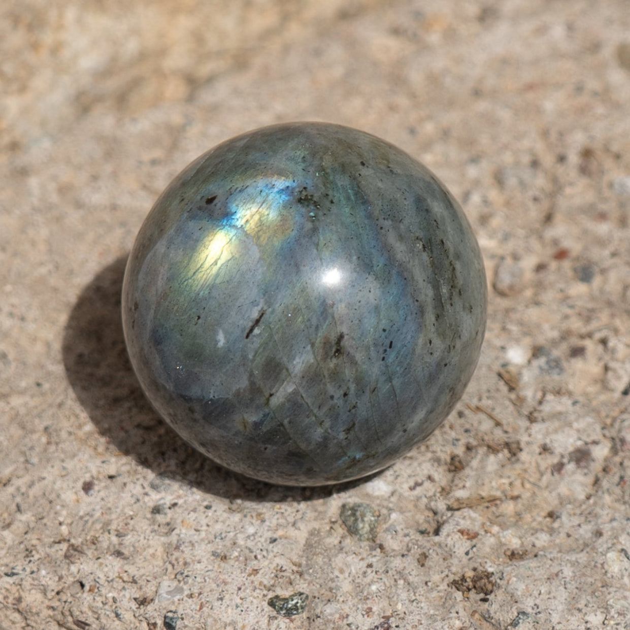 Grey Labradorite Sphere